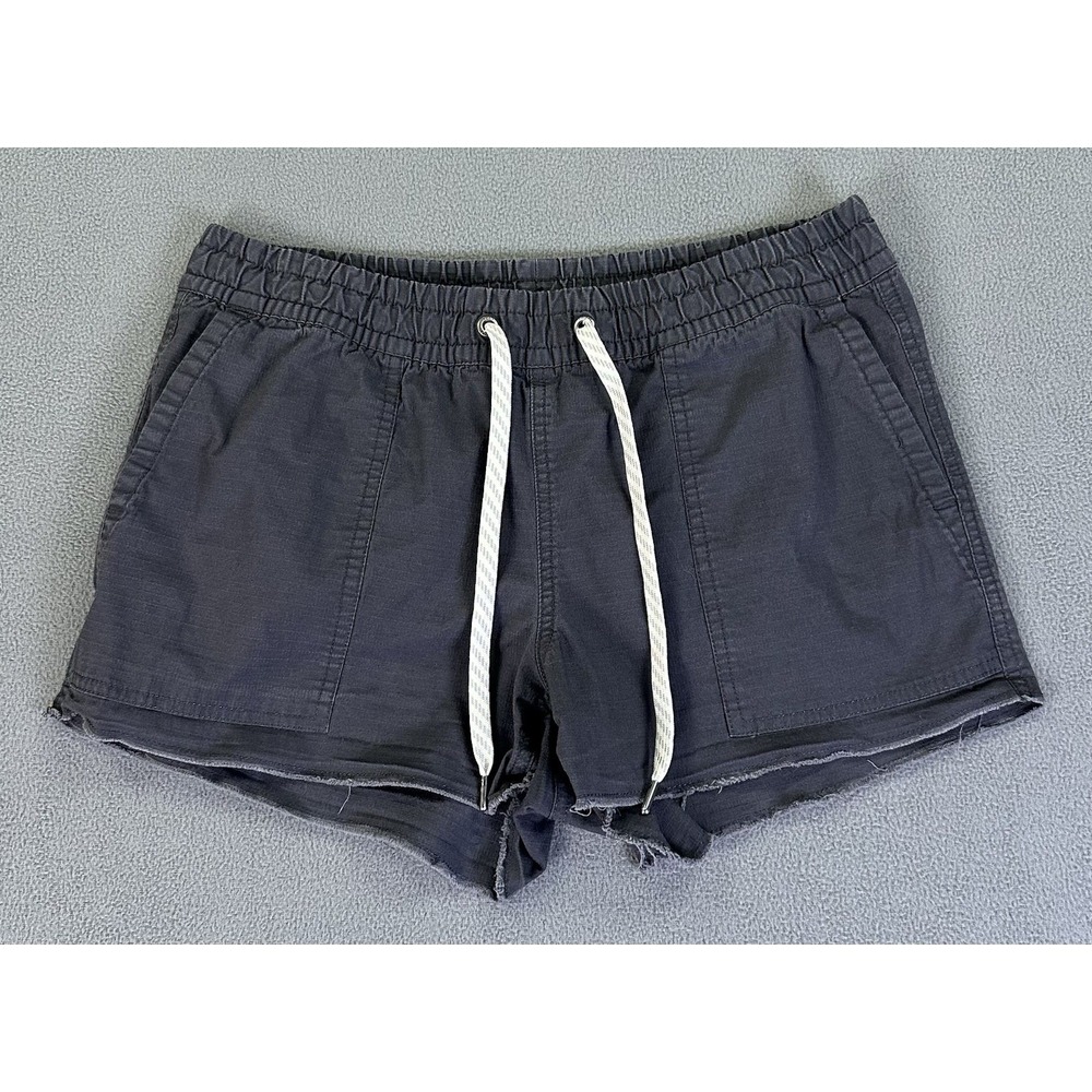 Vuori Shorts XS Grey Ripstop Distressed‎ Outdoor Minimalist Organic Washed Dye